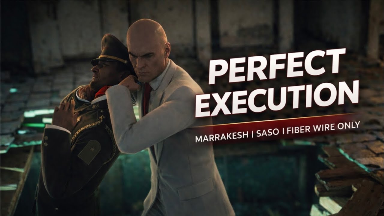 HITMAN Marrakesh – Silent Assassin Suit Only | Fiber Wire Only (4K 60FPS)