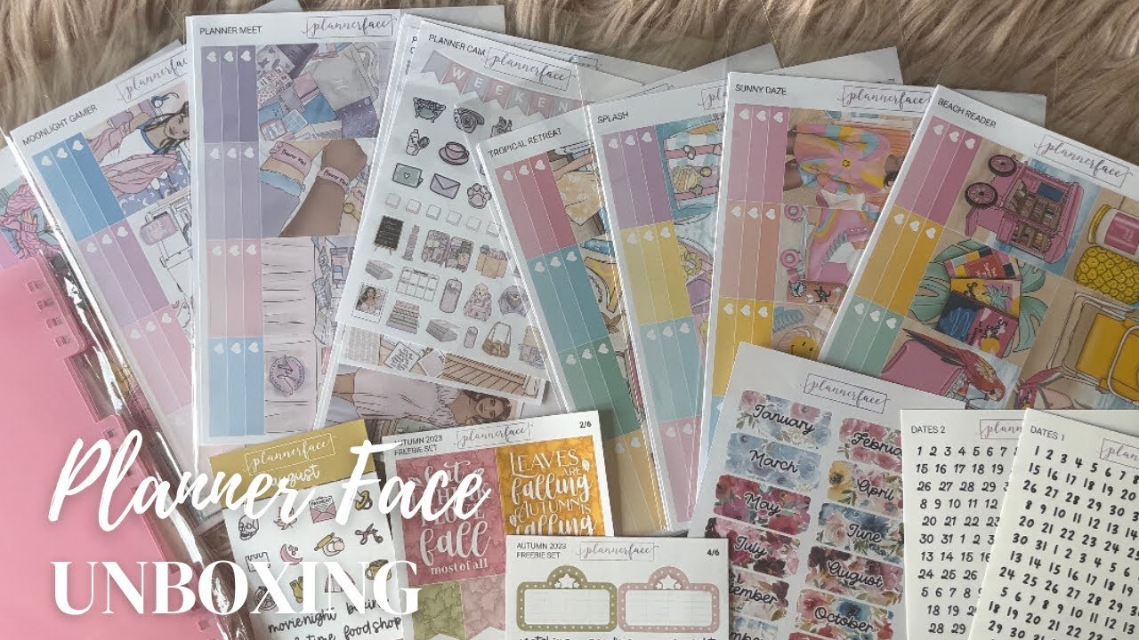Planner Face Unboxing || Uk Sticker Shop