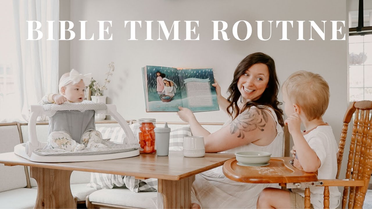 Christian Mom Morning Routine | Bible Time with Children