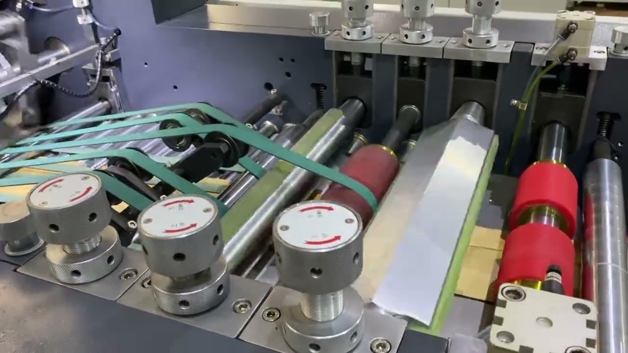 ROKIN RKJD-350 V bottom paper bag machine with window for printed paper