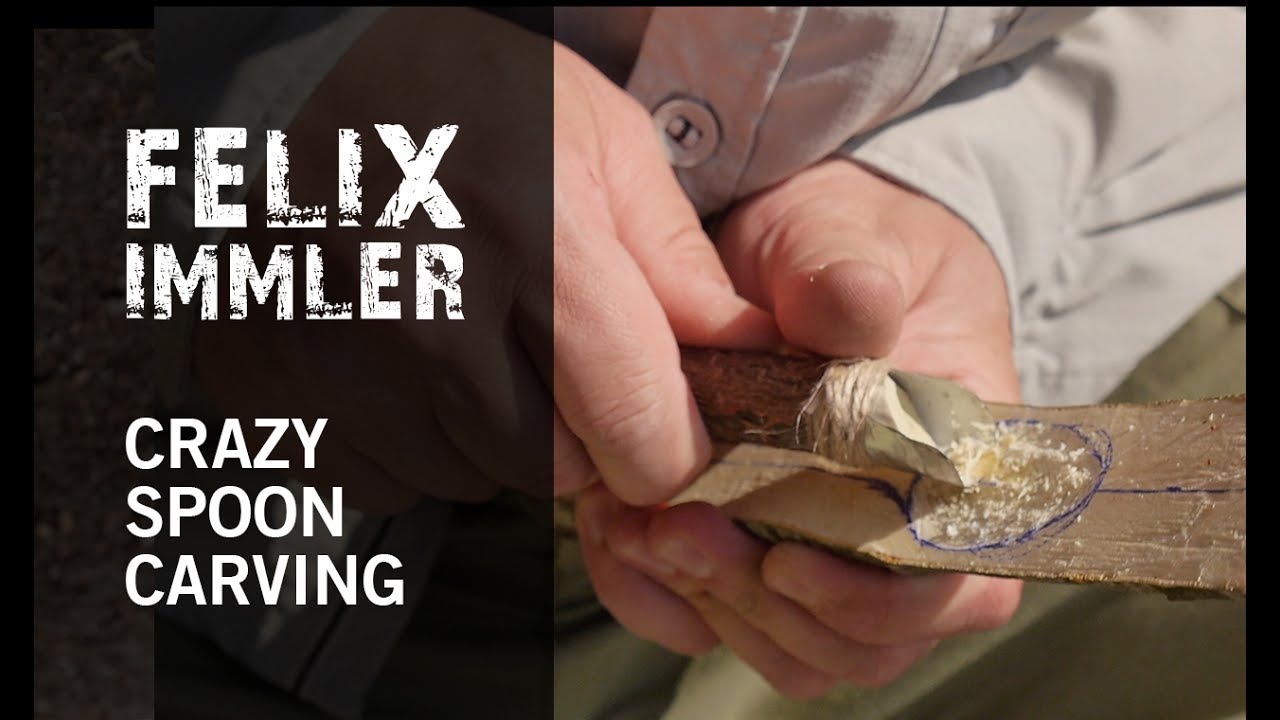 Crazy Spoon Carving - A Victorinox Swiss Army Knife project