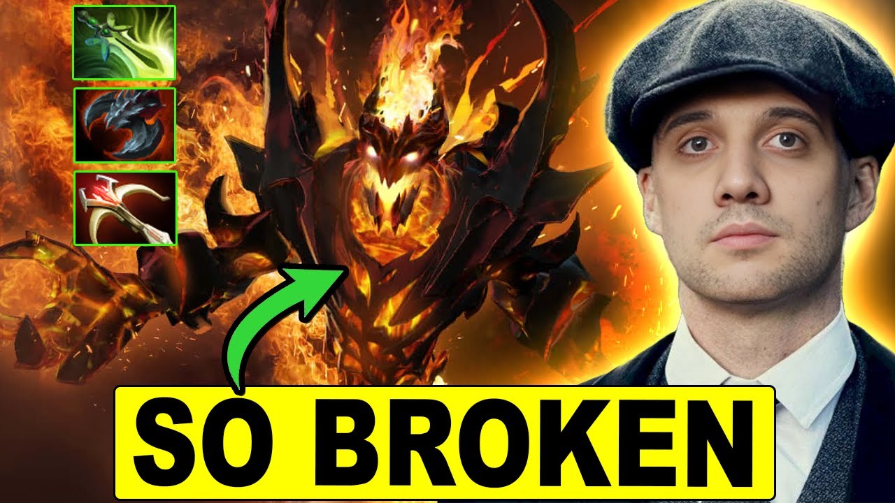 This Arteezy's Shadow Fiend Combo is JUST BROKEN