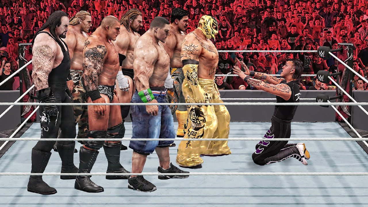 WWE 2K23 Giant WWE Roster Destroy Dominik Mysterio!