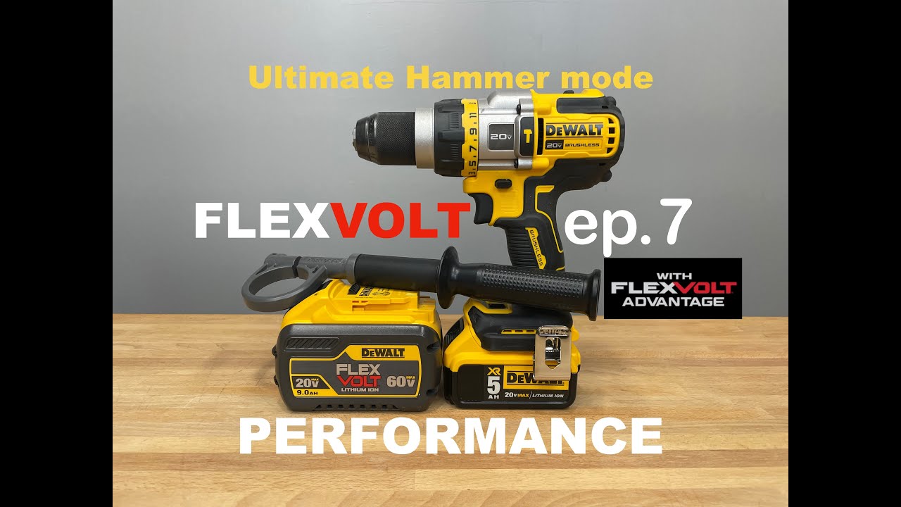 Обзор ударной дрели DeWALT 20 В Flexvolt Advantage 1/2 дюйма — DCD999 | Flexvolt Power | Дрели — ...