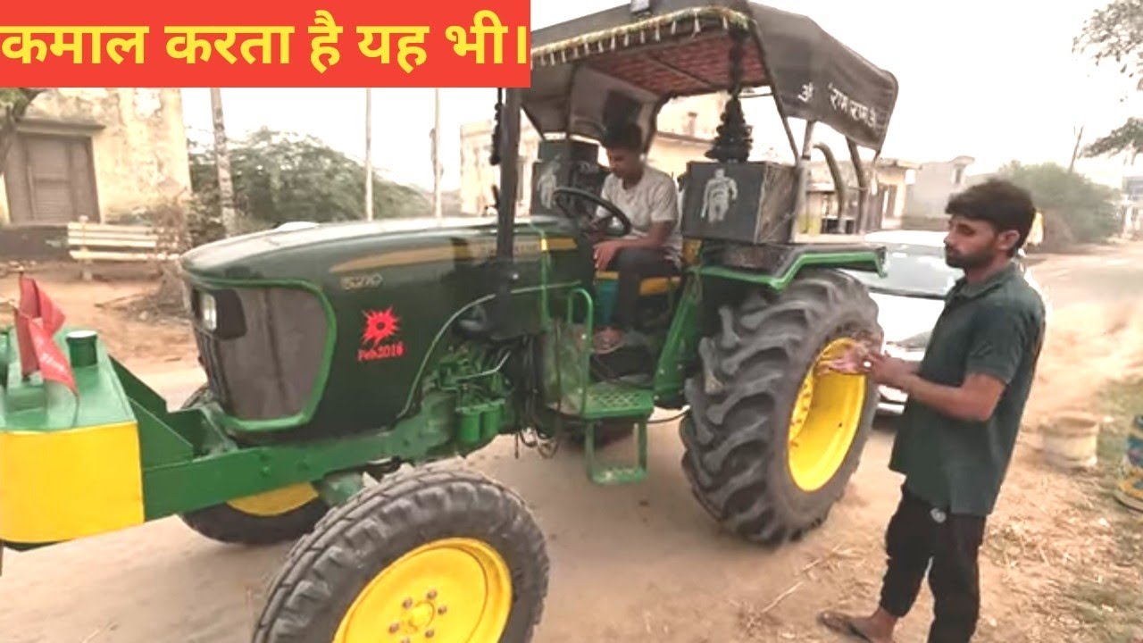 और कितना खाएगा अब तो पीछा छोड़ दे मेरा भी John Deere 5210 gear pro tractor 2023 mileage test on road
