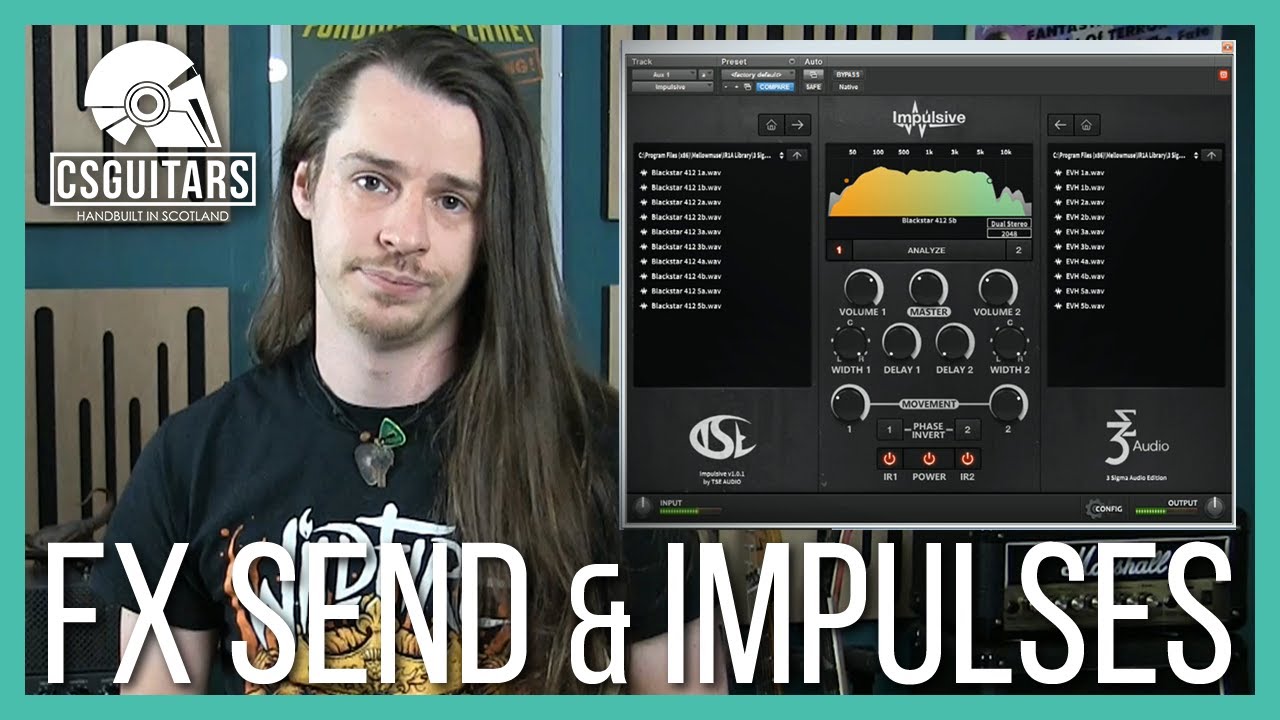 Home Recording: FX Send and Impulses