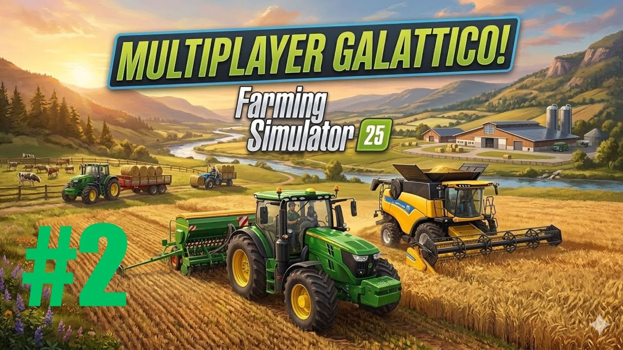 FARMING SIMULATOR 25 MULTIPLAYER LIVE | EP.  2 | Obiettivo 500 iscritti