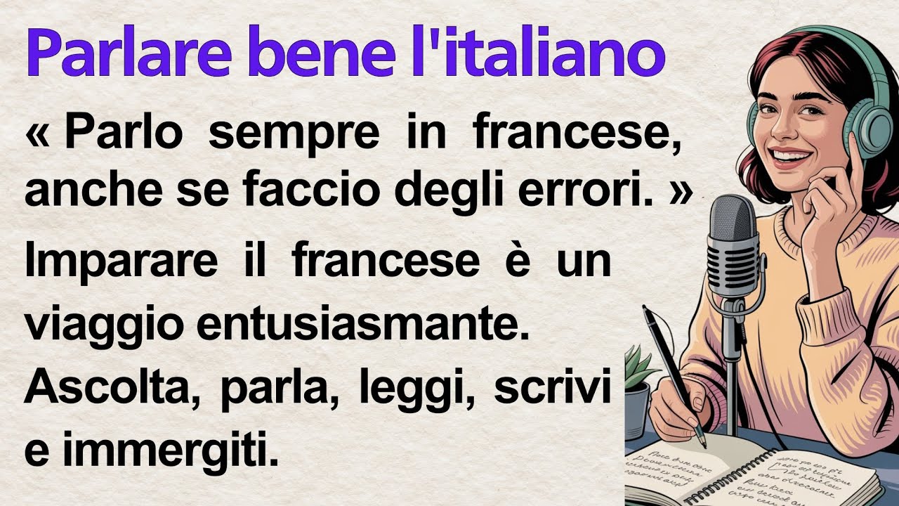 Speaking in Italian is My Habit | Learn Italian with Simple Story (A1–A2) | Italiano Tales