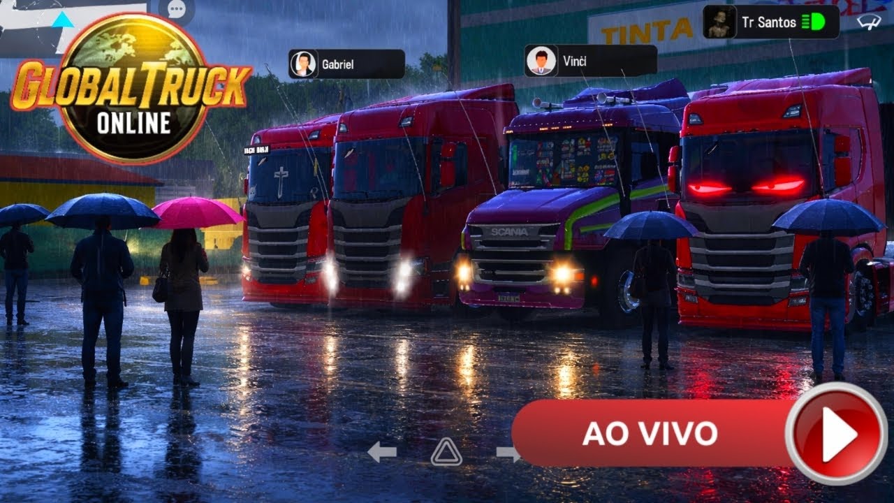 😍AO VIVO😍 O PAI TA ONLINE!!! GLOBAL TRUCK ONLINE!!! COMBOIO COM OS BATATEIROS😂🤣😂