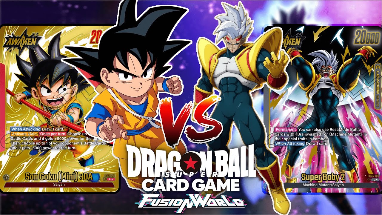 SON GOKU DAIMA VS BABY #2 | Gamepeplay & Decklist Dragonball Fusion World: Ultra Limit FB04