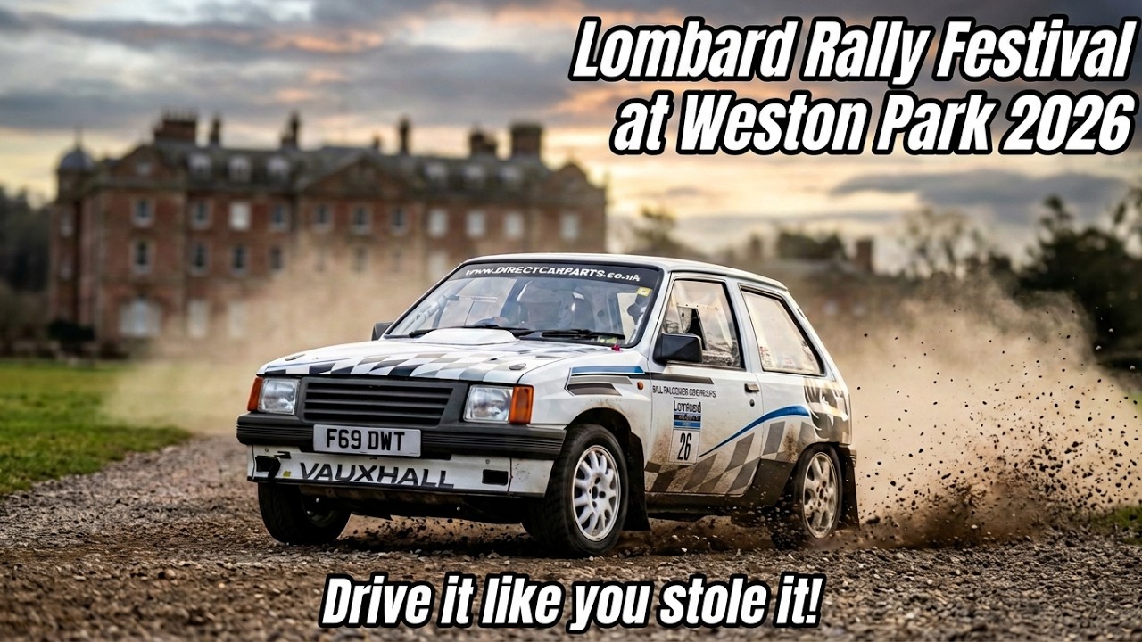 2026 Lombard Rally Festival at Weston Park - We had a blast! Car 26 Vauxhall Nova.