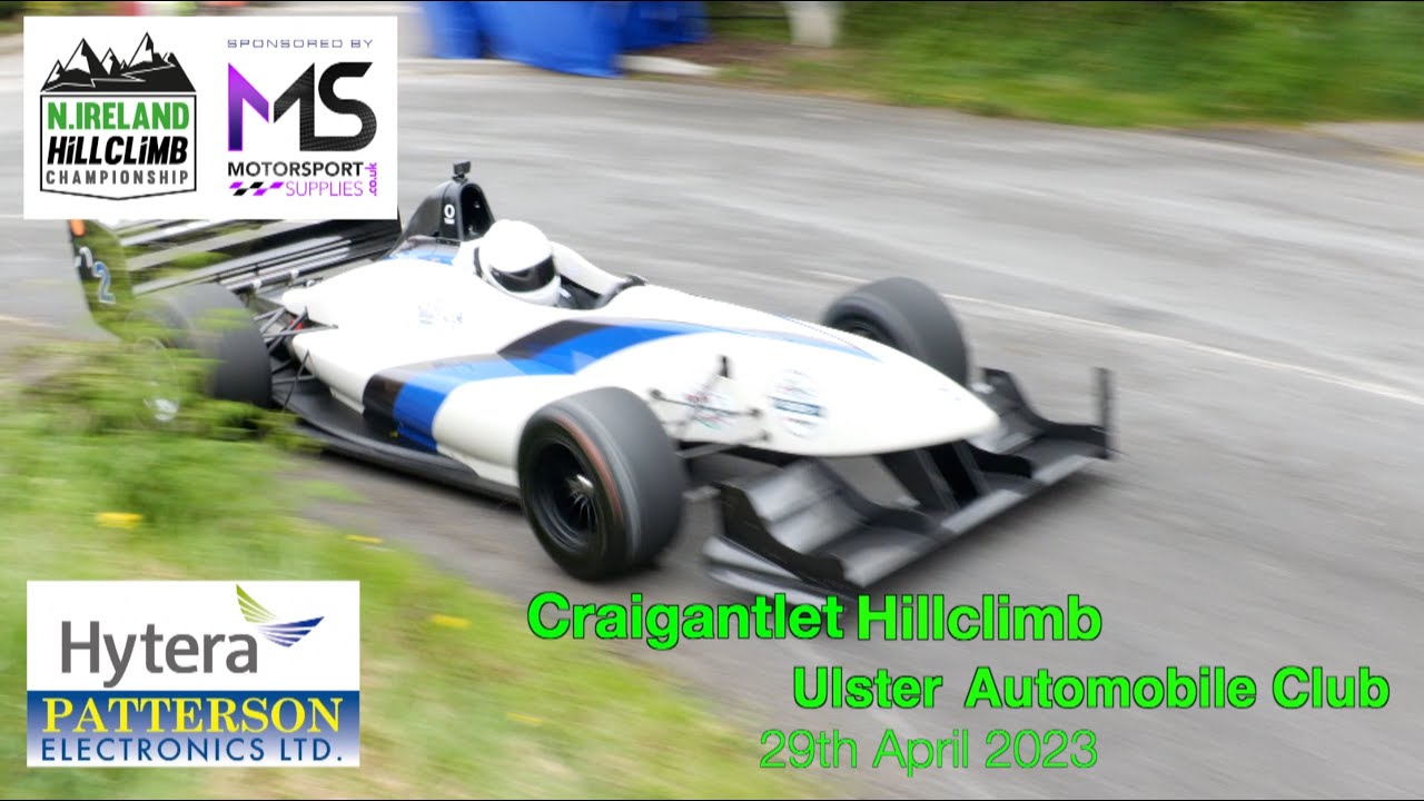 Craigantlet Hillclimb Highlights and Report Programme 2023