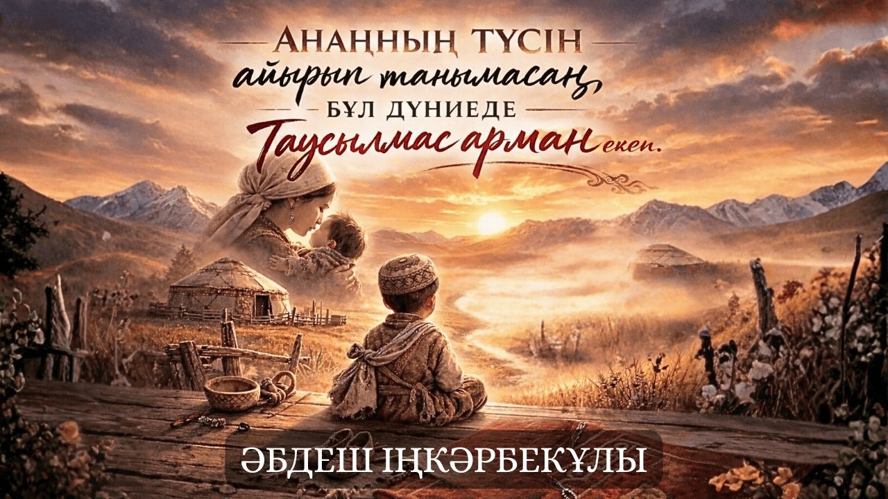 Анаңның түсін айырып танымасаң -Бұл Дүниеде таусылмас арман екен 