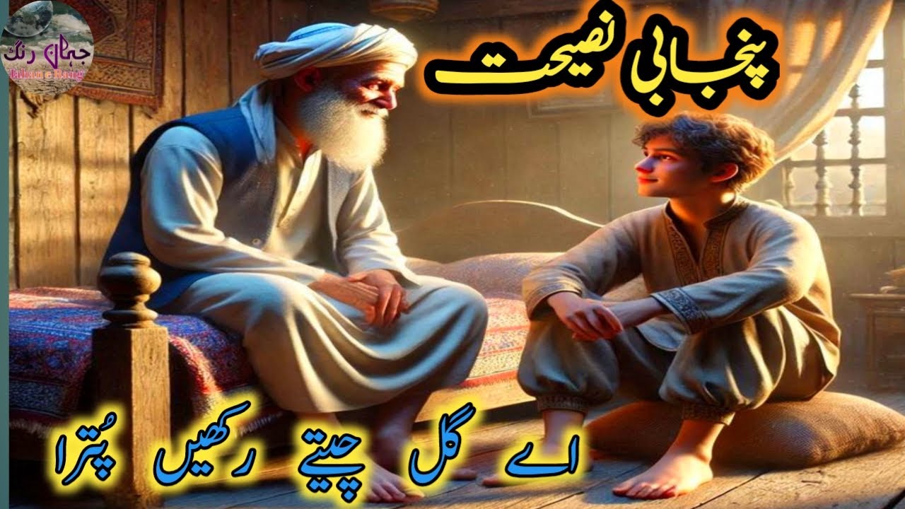 Punjabi advice | pal pal chaty rkhain putra | #poetry | #jahanerang | #rizwannawaz