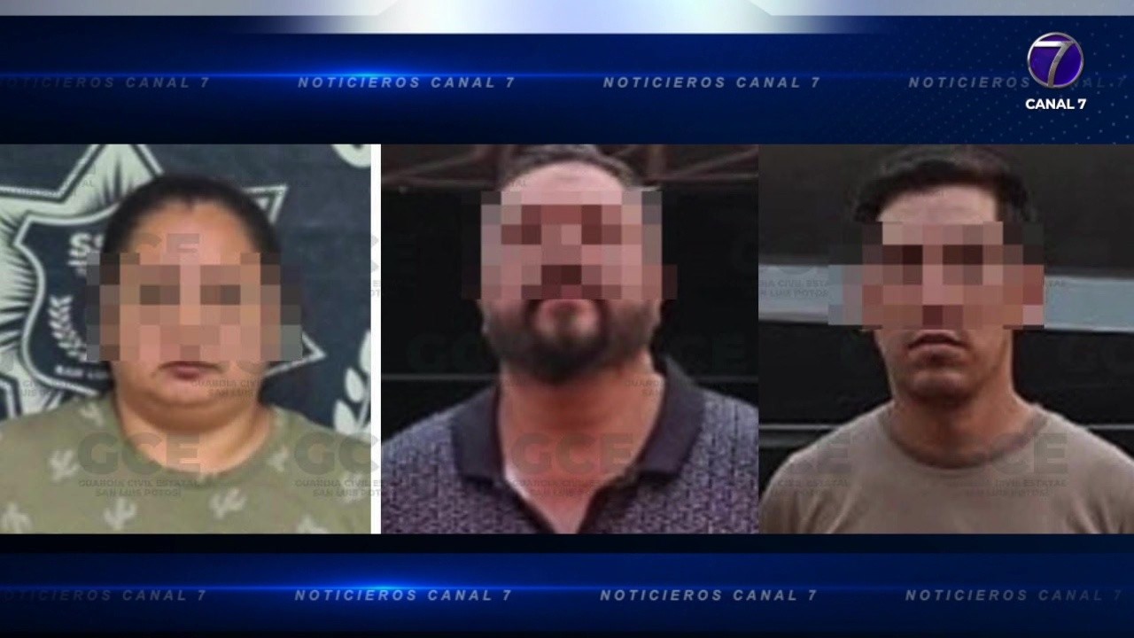 Detenidos, tres presuntos generadores de violencia en la Huasteca