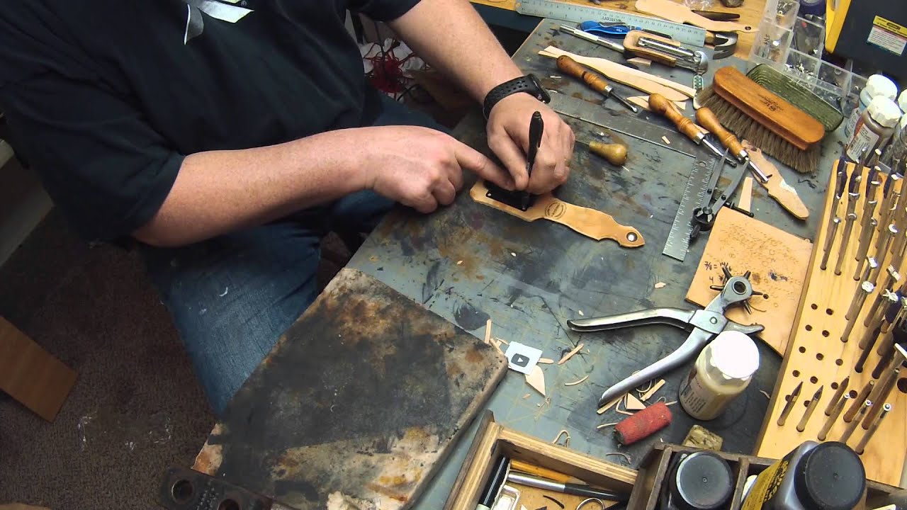 Leatherman Wave Sheath Making for USNERDOC.