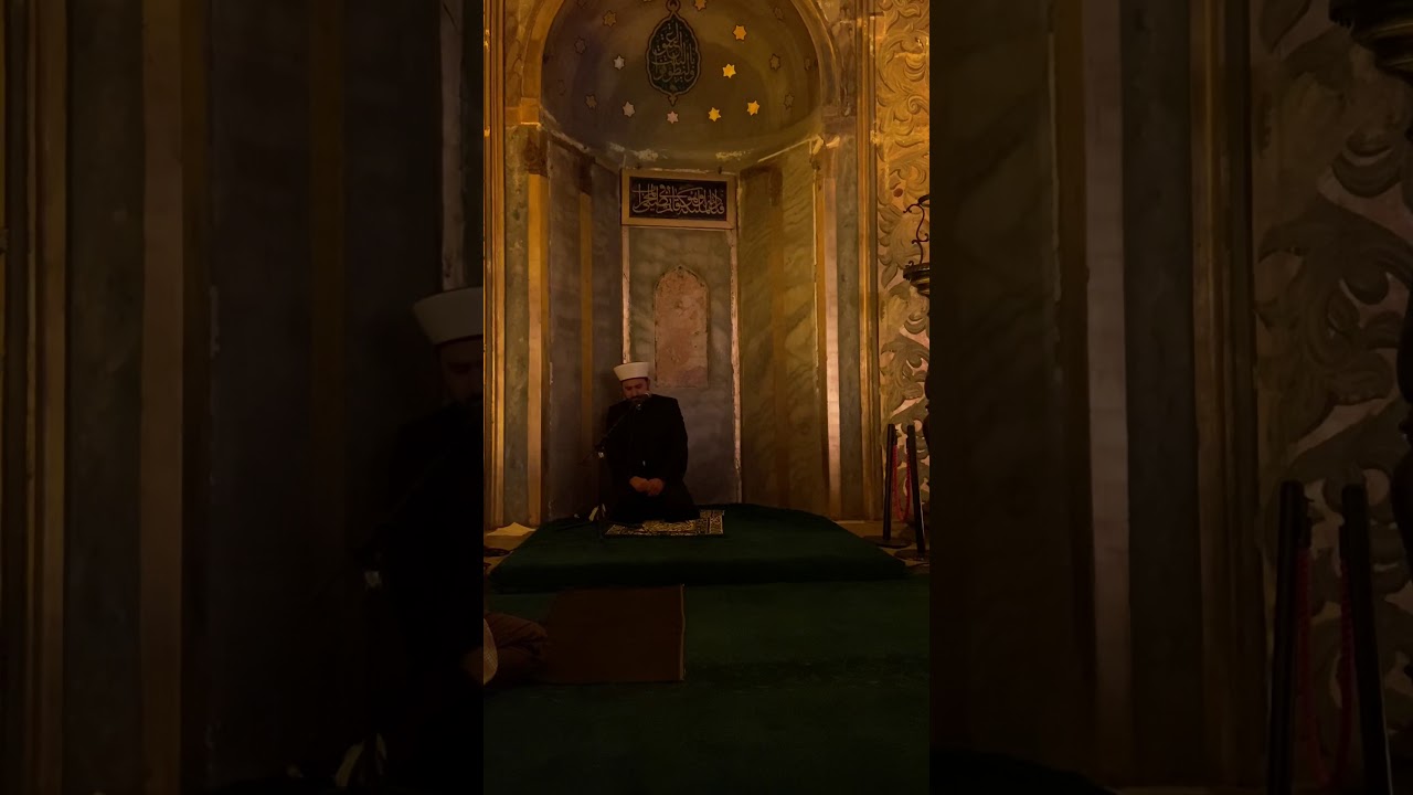Ayasofya Camii Amenerrasulü Bünyamin Topçuoğlu