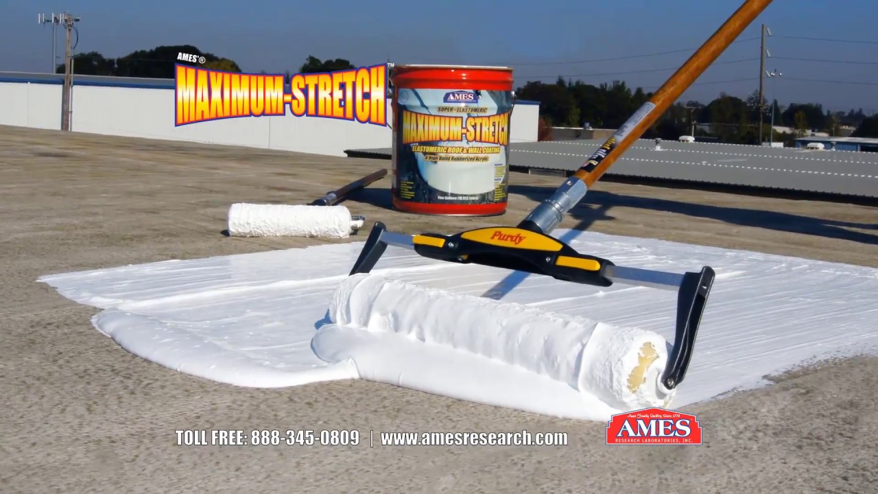 Ames&reg; Maximum-Stretch&reg; Waterproof Roof Coating