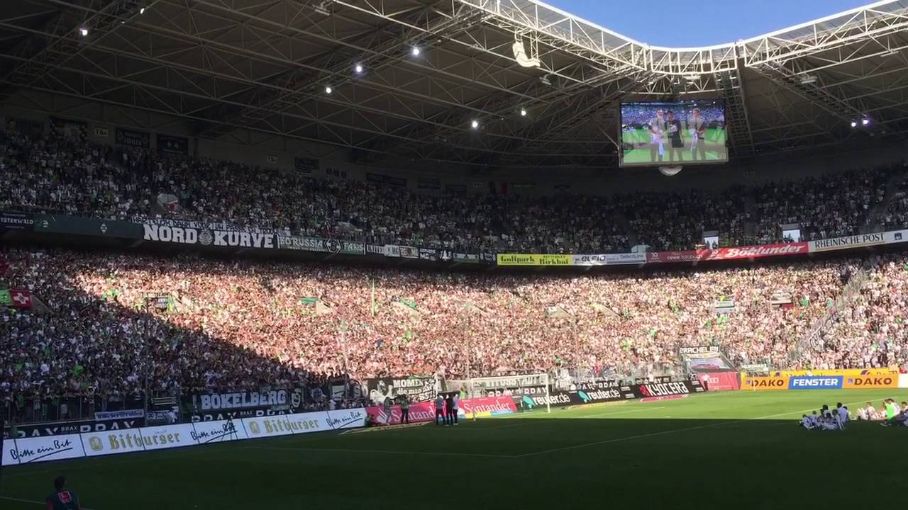 Borussia Mönchengladbach gegen Bayer Leverkusen am 07.05.2016