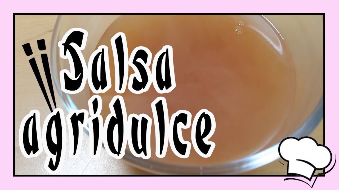 🥢🥡Receta de SALSA AGRIDULCE para rollitos primavera - Sweet And Sour Sauce | Asmr cooking