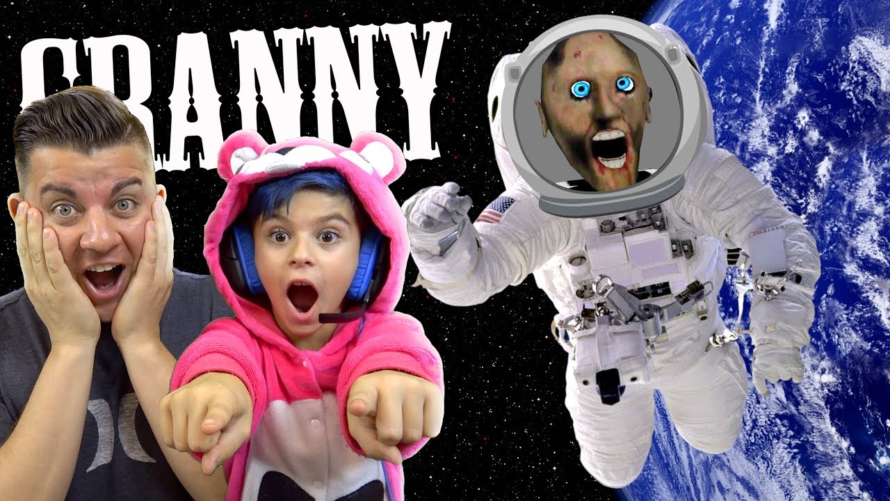 GRANNY FLOATED INTO SPACE!! Space Granny Mod Gameplay