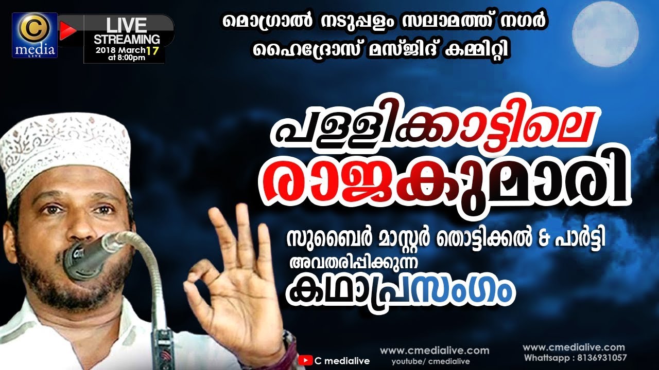 Zubair master thottikal & Team | Islamic kadhaprasangham | Mogral Naduppalam Salamath Nagar