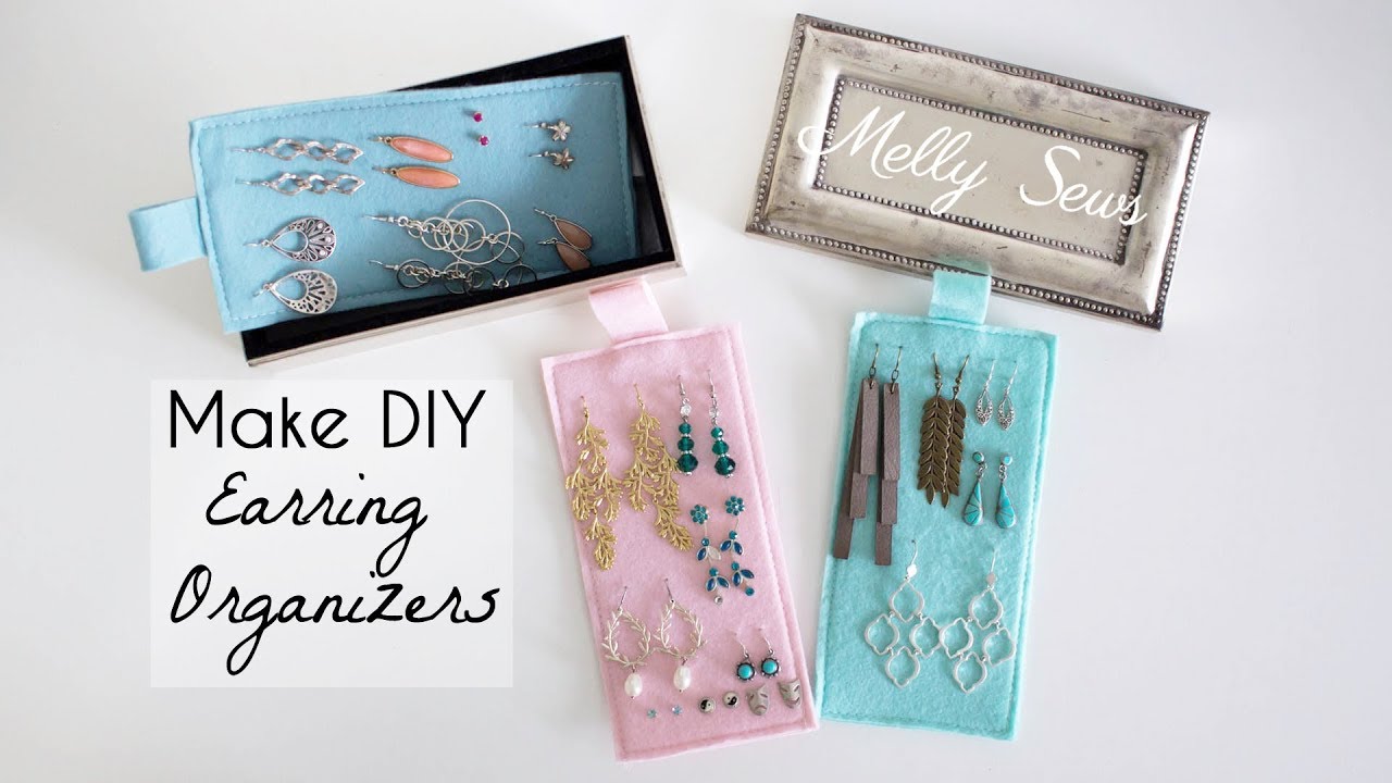 How to Organize Earrings - DIY Earring Holder