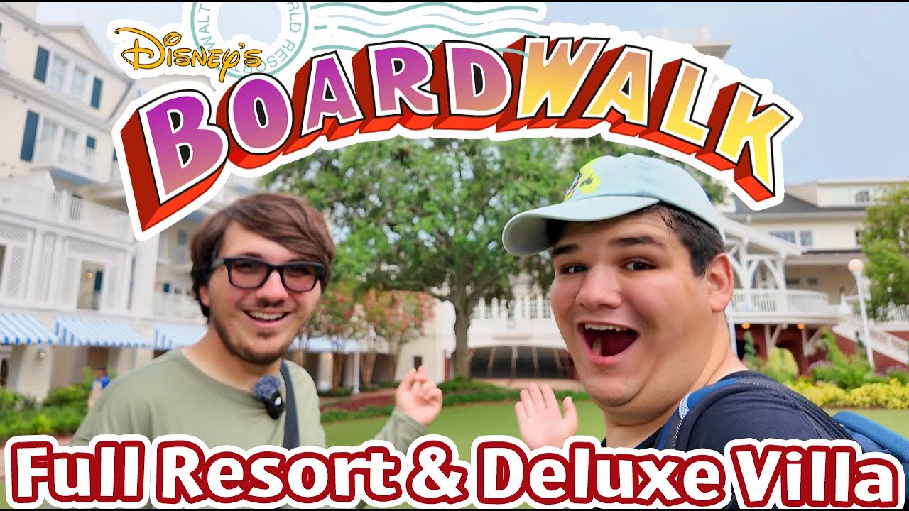 Complete Tour of Disney's Boardwalk Inn & Villas! | Deluxe Villa & New Corn Dog | Disney World 2025