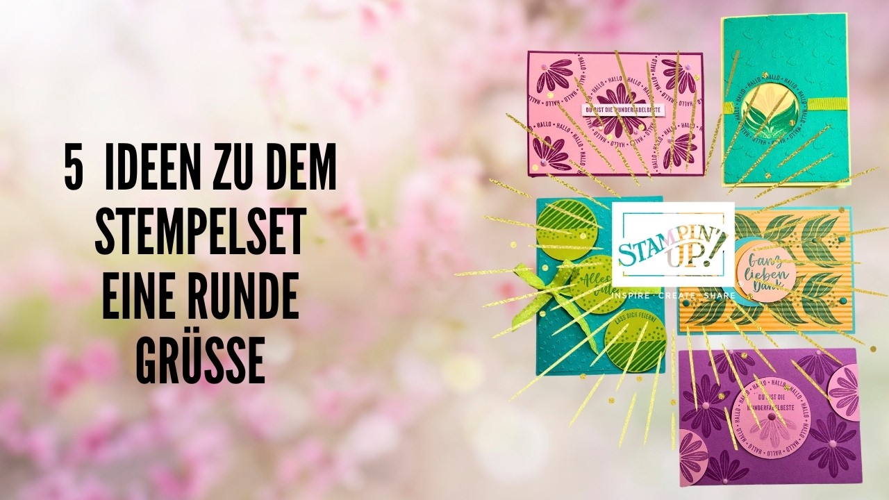 5 einfache Kartenideen mit Eine Runde Grüsse