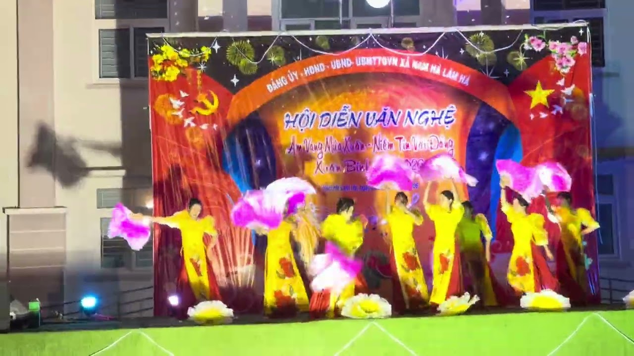 múa các cô giáo mẫu giáo nam hà lâm hà