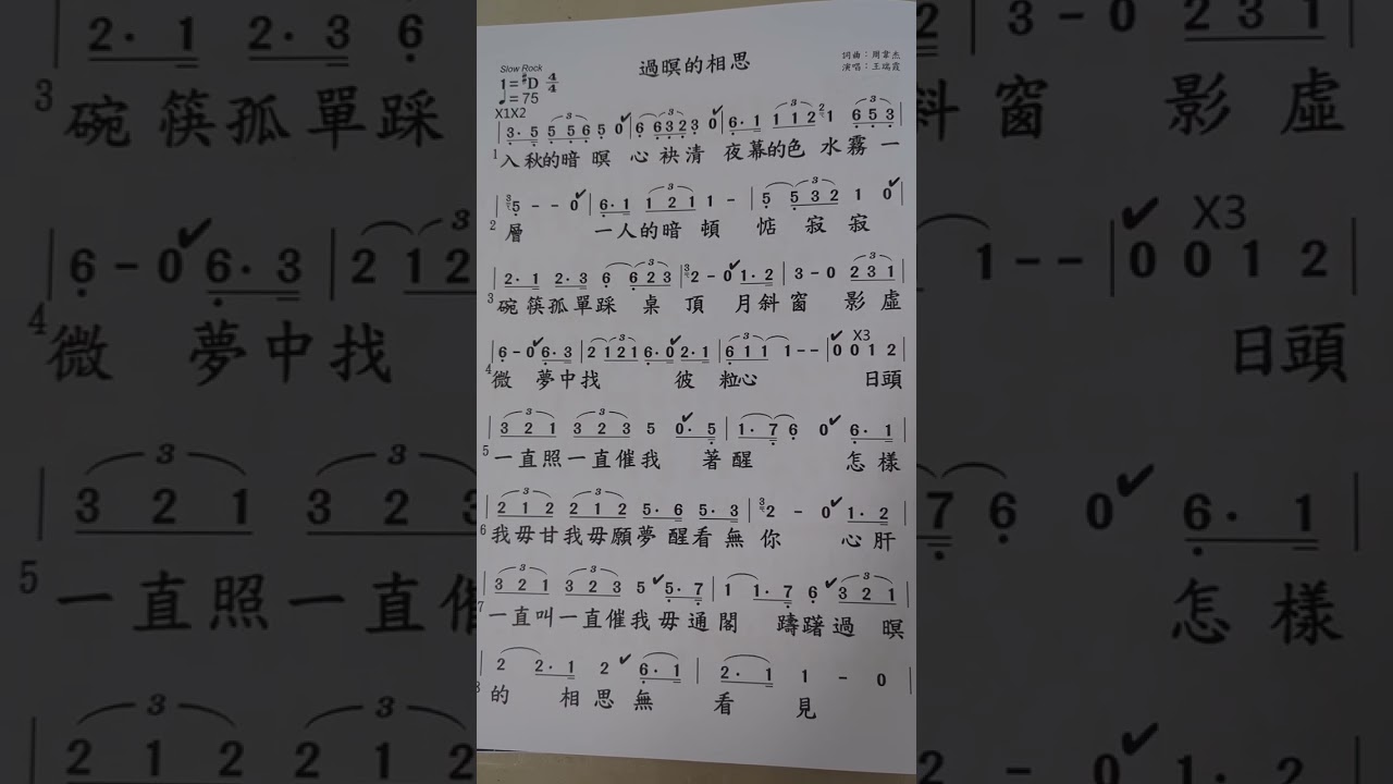 114-10-01陳義元彈奏-過暝的相思-Eb