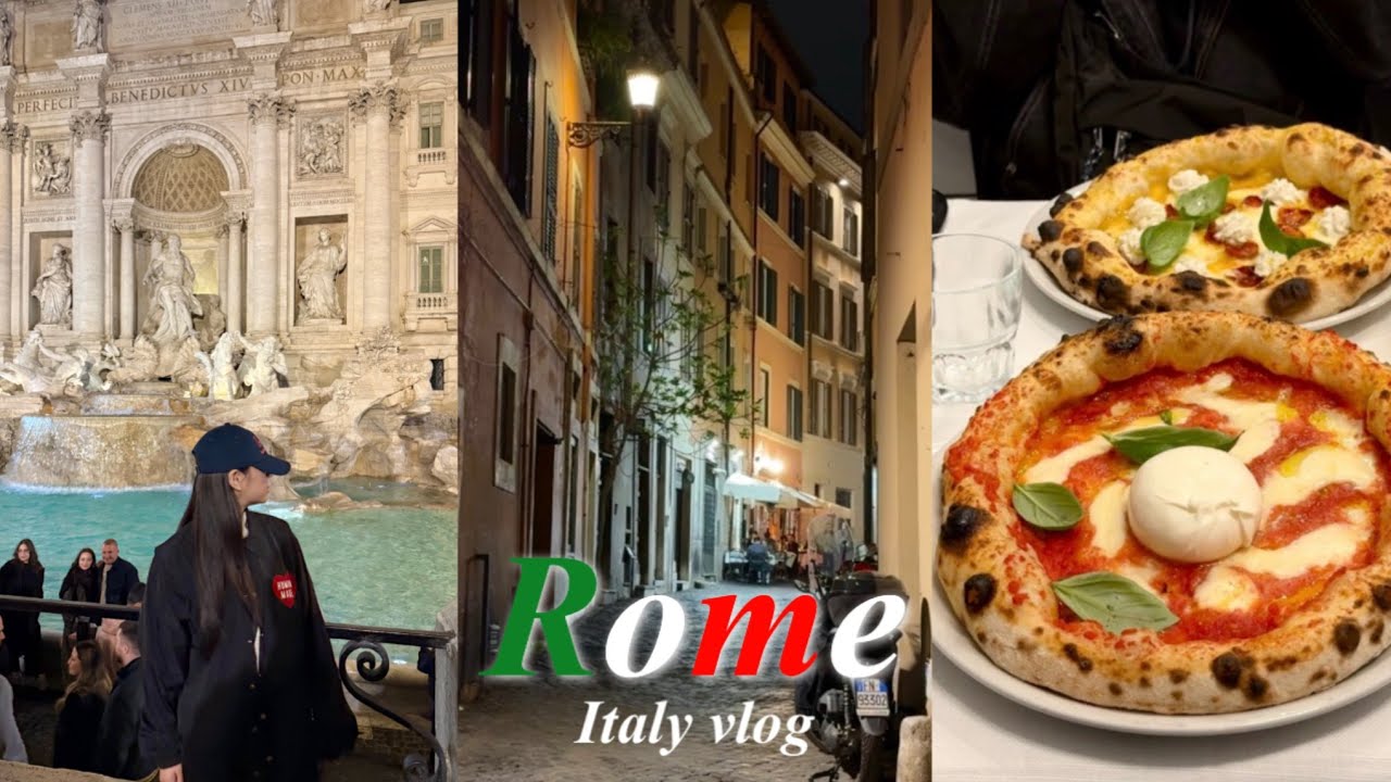 Vlog | 이탈리아 브이로그🇮🇹 | 로마에서 시작하는 첫 유럽여행✨ (숙소 추천, 트레비 분수, 피콜로 부코 피자)