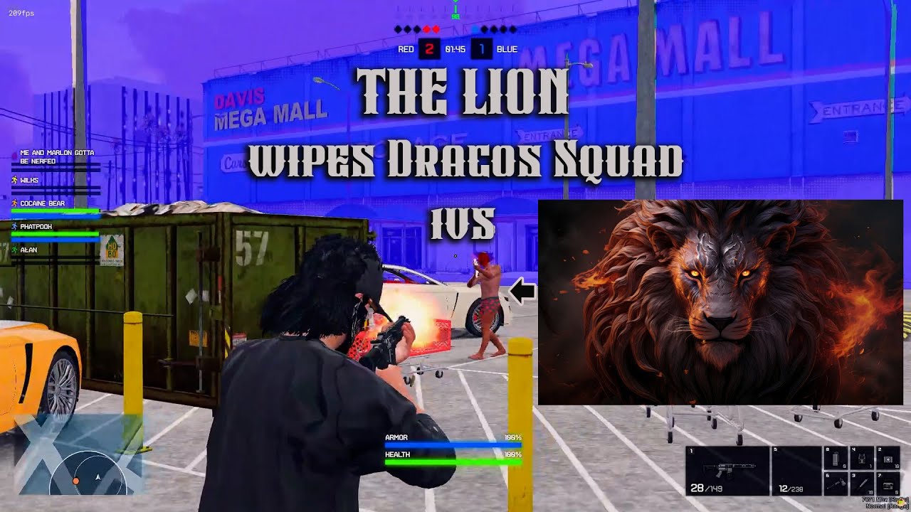 THE LION wipes Dracos Squad 1v5 in Arena | GTA RP