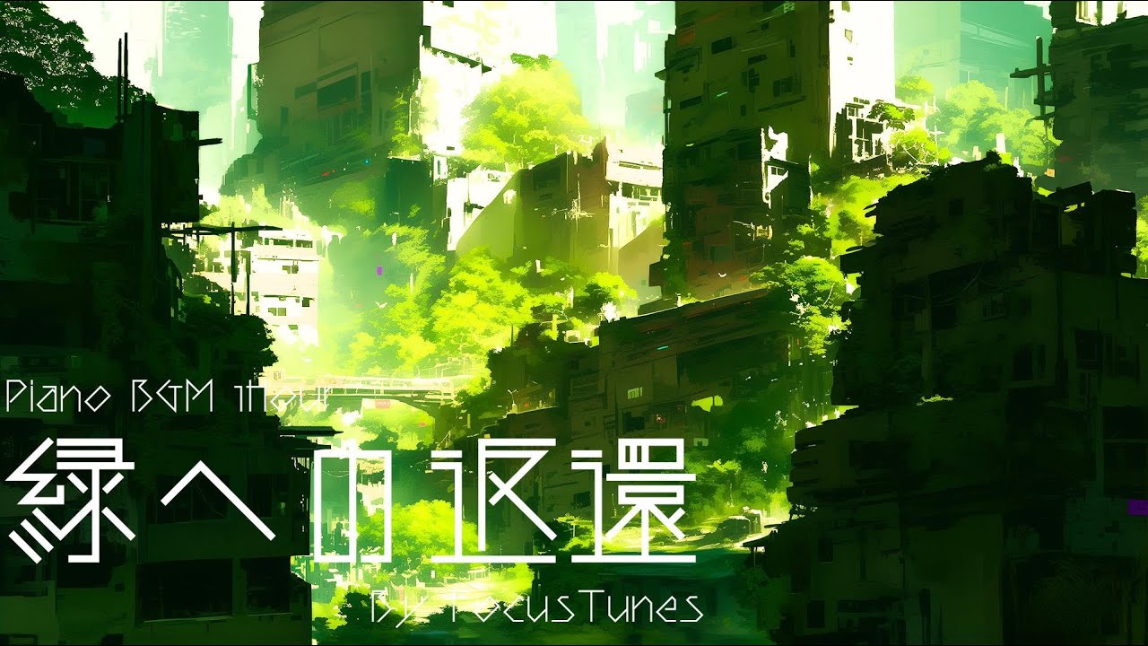 緑への返還 | リラックス/チルアウト/作業/勉強/散歩 etc... ピアノBGM