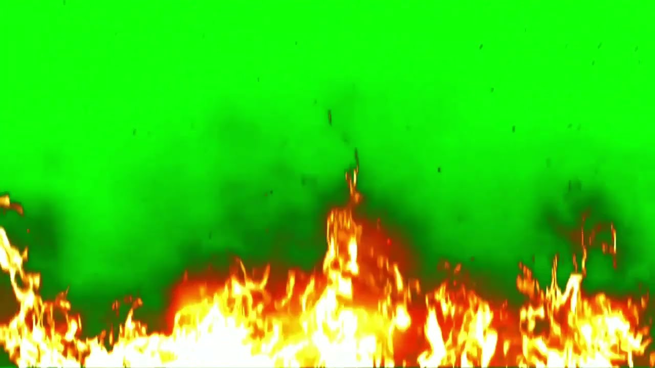 Free Green Screen - 20 Chroma key Transition Effects Animation | Fire Safty Slunder green screen