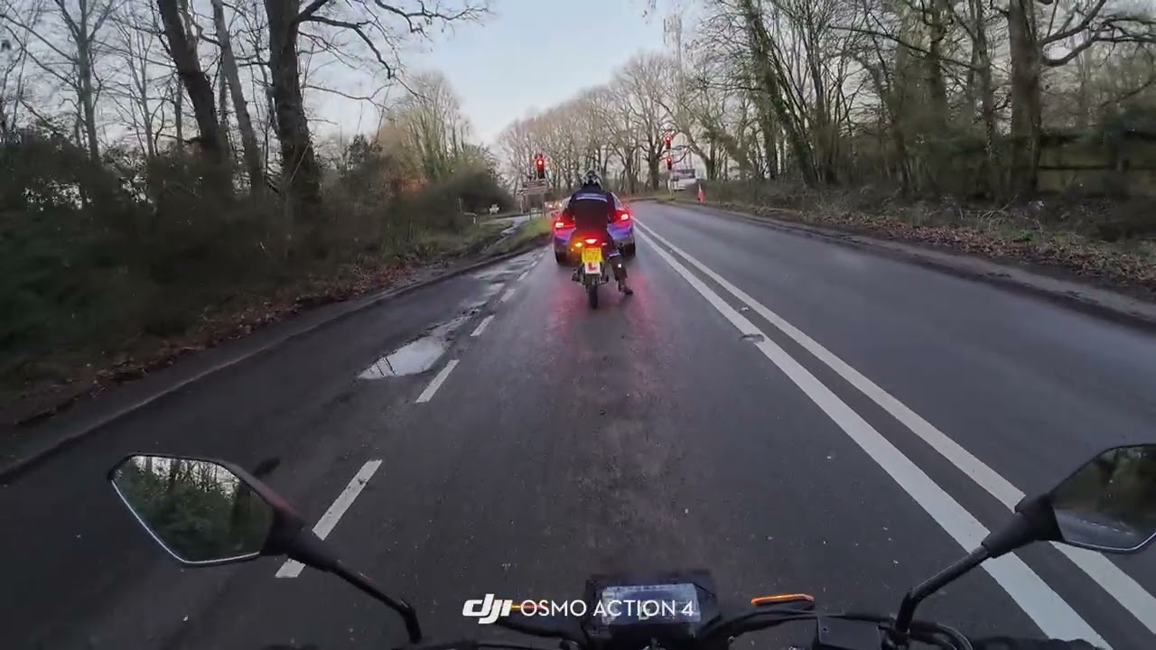 Honda cb125r - POV ride though Wickham  