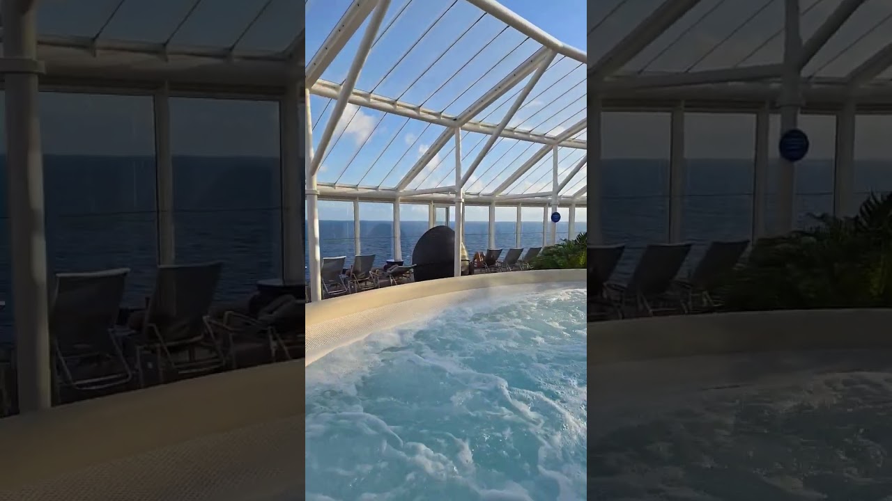 Harmony of the seas, solarium adult hot tub  #royal #vacation