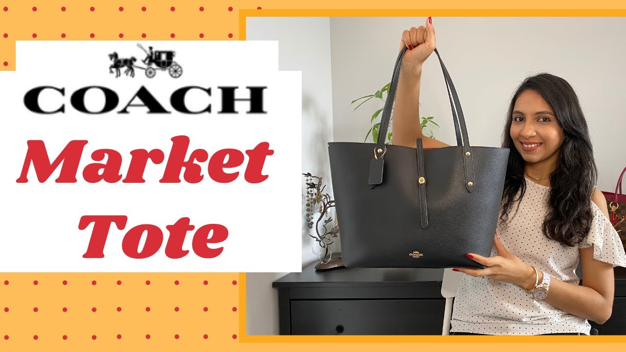 Coach Market Tote  |  ORGANIZERS  +  REVIEW  +  MOD SHOTS  |