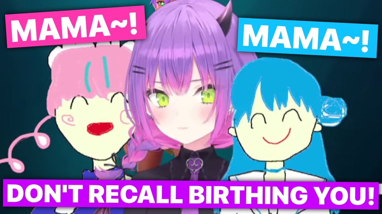 Towa Becomes Mama To Aqua & Suisei (Hololive) [Eng Subs]