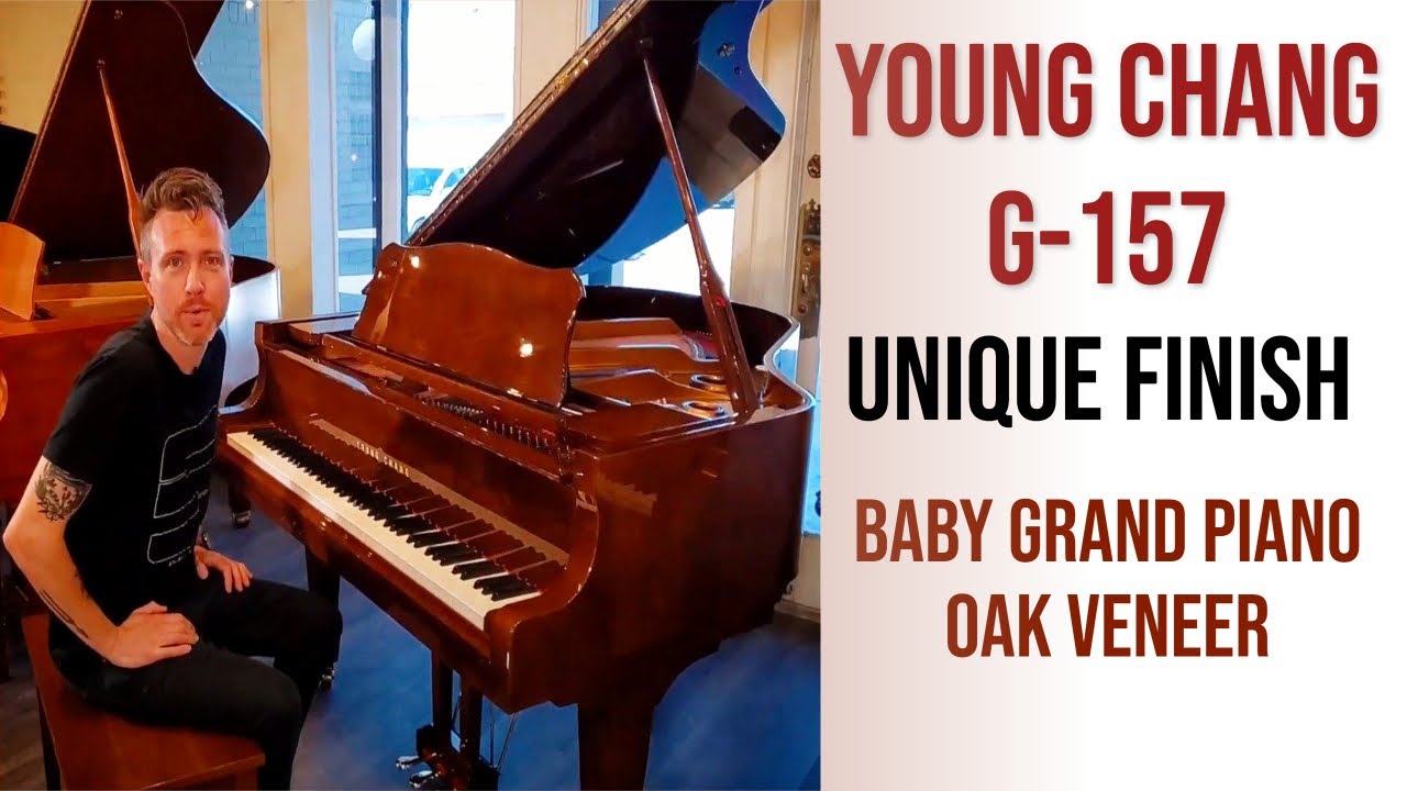 Unique Finish Piano | Young Chang Baby Grand Piano G-157