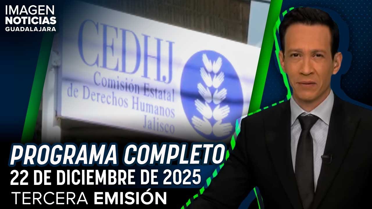 Imagen Noticias GDL con Ricardo Camarena | Programa completo 22 de diciembre 2025