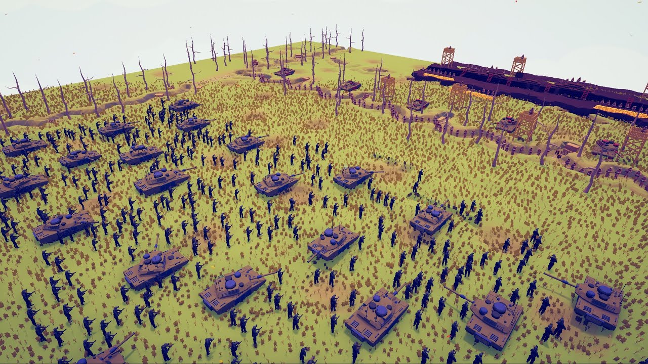 CAN 300x SPECIAL FORCE CAPTURE ENEMY TRENCH? - Totally Accurate Battle Simulator TABS