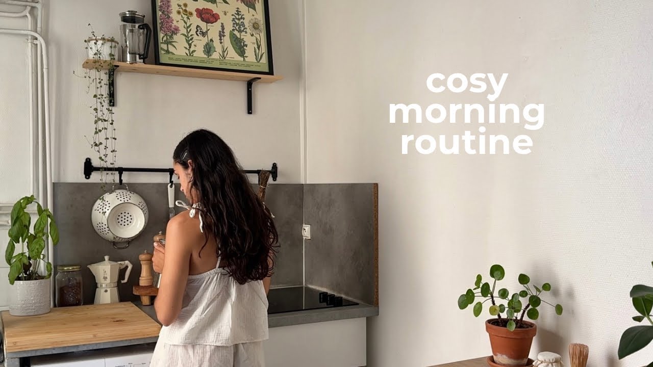 Ma routine matinale cosy ☕️ commencer la journée en douceur.
