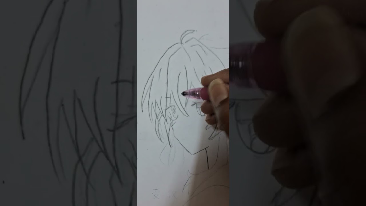 How to draw an anime grils 