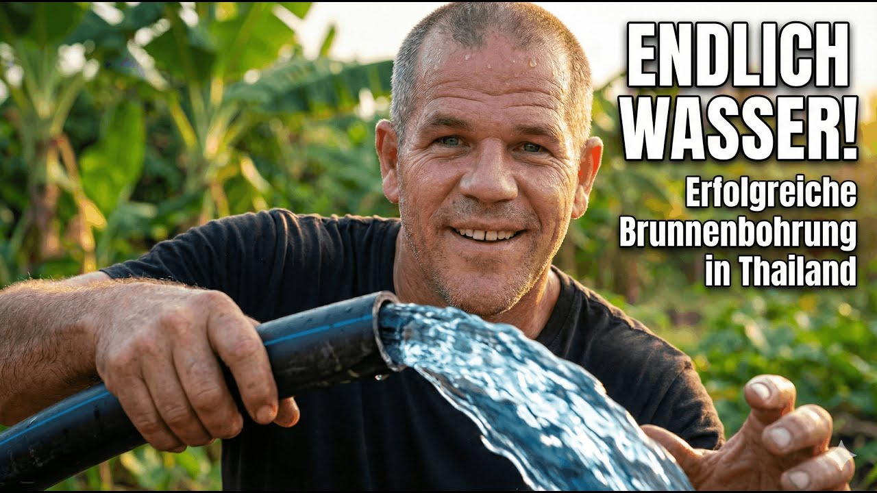 Off-Grid Farming Thailand: Ohne Sonne keine Bewässerung? Gewächshaus-Update & Tiefbrunnen 🚰☀️🌱