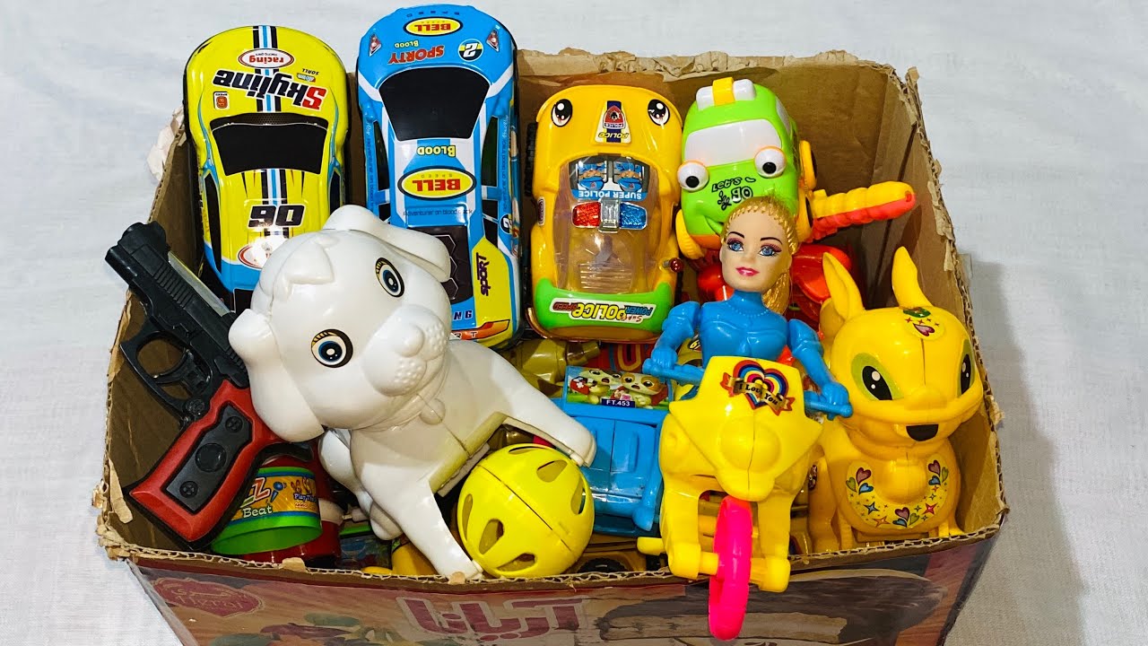 10 Minutes Satisfying With Unboxing Princess Dolls, toys set, swing&slide collection ASMR, review 