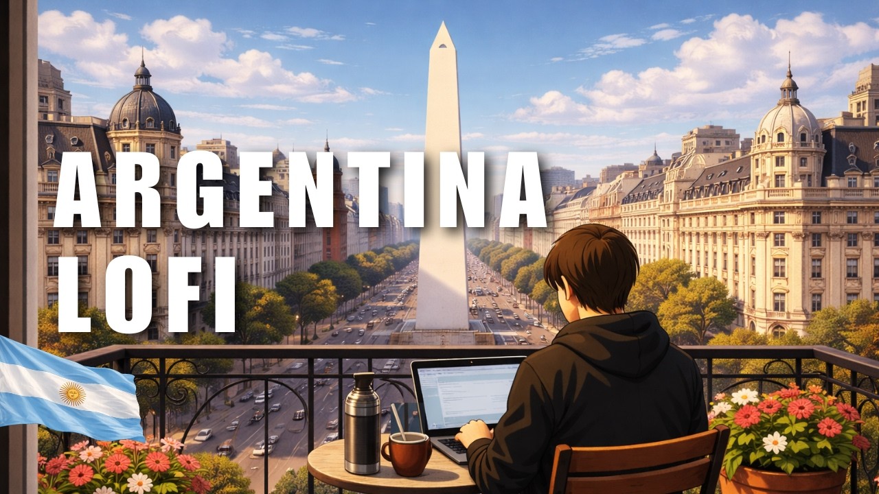 Buenos Aires LoFi – Latin Urban Chill for Cafes & Balconies | 1 Hour LATAM ☁️