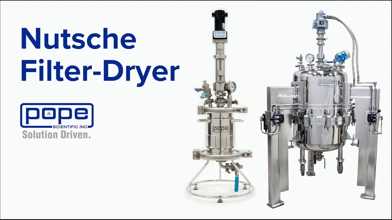 Pope Agitated Nutsche Filter-Dryer Overview