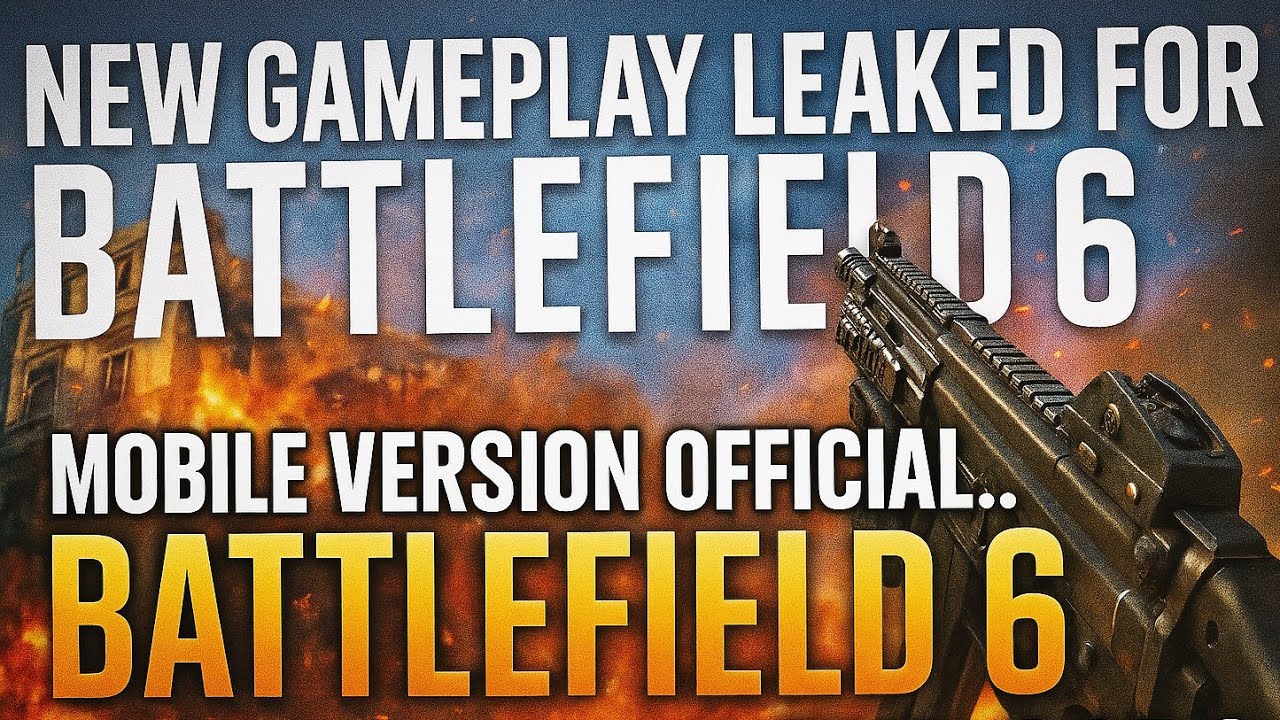 BATTLEFIELD 6 MOBILE OFFICIAL GAMEPLAY LEAKED?! EXPERIENCE OF BATTLEFIELD MOBILE! (NO COMMENTARY)
