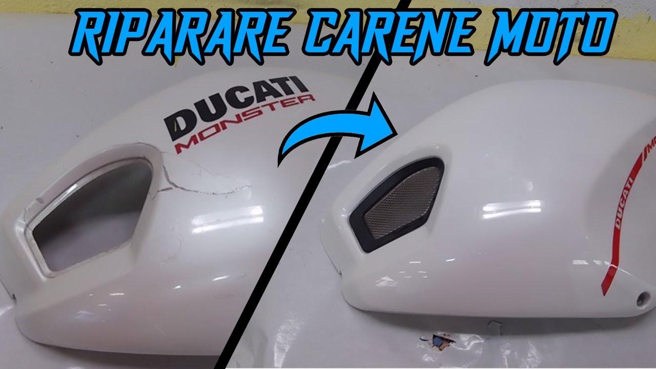 Come riparare le carenature moto | DIY plastic motorcicle fix